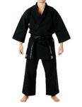 Seishin Premium Karate Gi Black 185CM