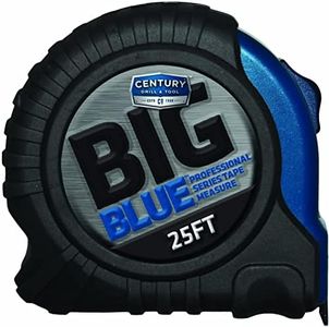 Century Drill & Tool's Big Blue Tape Measure - 25-Foot, Durable and Accurate Measuring Tape with Magnetic Tip for Easy Use, Perfect for DIY and Professional Projects