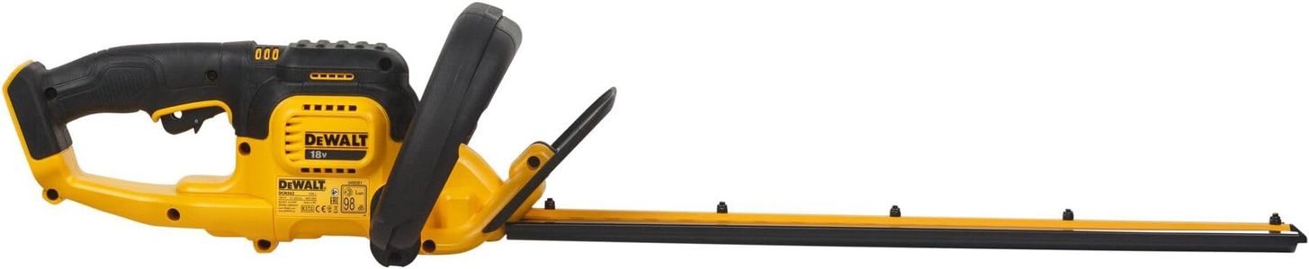 DEWALT 18V XR Cordless Hedge Trimmer – Bare Unit, Yellow