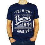 My Generation T-Shirts Vintage Year - Aged to Perfection - 80th Birthday Gift | Present Mens T-Shirt Navy L