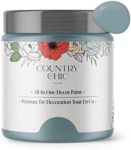 Chalk Style Paint - for Furniture, Home Decor, Crafts - Eco-Friendly - All-in-One - No Wax Needed (Nightfall [Blue], Pint (16 oz))