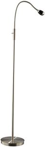 daylight24 402071-04 Focus Adjustable Beam LED Floor Lamp Black