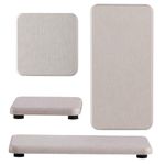 NiuYichee Set of 4 Water Absorbent Diatomite Tray, diatomaceous Earth Kitchen Soap Dish, Hand Soap Holder, Water Absorbing Stone Used for Plants & Toiletries in The Modern Home