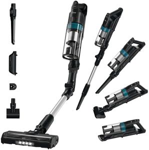 Hoover HF1 Plus Tube Flex Multifonction Puissant 165W HF1PZ10PX, Aspirateur Balai sans Fil Léger, jusqu'à 45min, Brosse Anti-Twist/emmêlement LED & Tous sols, Brosse Animal, Position Parking, Turbo