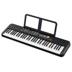 YAMAHA PSR-F52 61-Key Portable Digital Keyboard with Power Adapter, 136 Instrument Voices, 158 Styles, Built-in Speakers, Easy-to-Use Keyboard for Beginners & Music Learners, Black