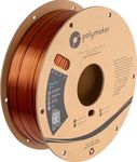 Polymaker Silk PLA Filament 1.75mm, Shiny Bronze PLA 3D Printer Filament Silk 1kg - PolyLite 1.75 PLA Filament Silk Bronze Filament 1.75mm Shiny PLA 3D Filament