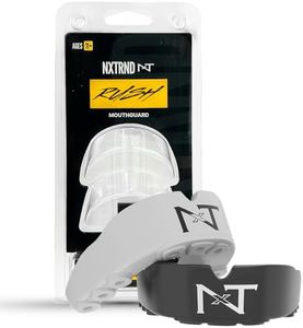 Nxtrnd Rush Mouth Guard Sports - 2 Pack of Mouthguards for Boxing, Football, MMA, and More, Black & White