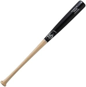 Louisville Slugger WBL291501033 Baseball Bat, Soft Wood, Prime Semi-Top Balance, 33.1 inches (84 cm) / 27.5 oz (780 g), Black x Natural