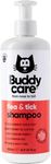 Buddycare Flea Treatment Cat Shampoo (500ml) Flea Shampoo for Indoor Cats | Tick Treatment for Cats | Cat Shampoo Deep Cleansing for Ticks & Mites