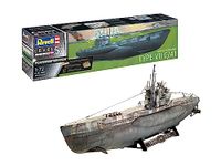 Revell 05163 German Submarine Type VII C/41 1:72 Scale Unbuilt/Unpainted Plastic Model Kit, Various