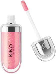 Kiko Milano 3D Hydra Lip Gloss – High Shine, Hydrating, Plumping, Non-Sticky, Moisturizing Lip Makeup – 26 Sparkling Hibiscus Pink – 6.5ml