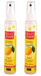 Crazy John ® Air Freshner Combo Pack- 60ml & 60ml (2 pcs Lemon)