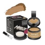 MIFELOY Root Cover Up Powder, Touch Up Hair Color for Grey, Roots Concealer for Beard Line Eyebrow, Instantly Coverage Dye for Thinning Grays Hairline, Shadow Conceals Hair Loss, Dark Blonde