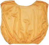 Champion Sports Adult Mesh Practice Scrimmage Vest, Gold (Pack of 12) , 22" x 14" x 1"