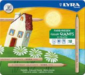 Lyra Colour Giants Pencil Set in a Tin Box (18 Pieces)