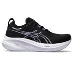 ASICS Women's Gel-Nimbus 26 Running Shoe, 6, Black/Dusty Purple, Black/Dusty Purple, 6