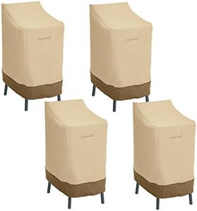 Classic Accessories Veranda Patio Bar Chair/Stool Cover (4-Pack)