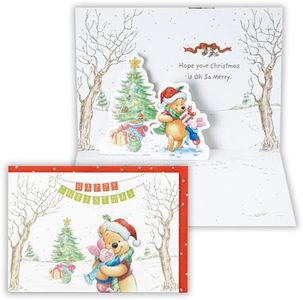 Hallmark 828226 Disney Christmas Card, 3D Poo Hug II