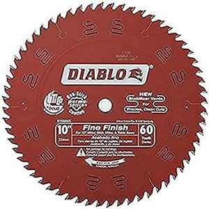 Diablo by Freud D1060X 10" x 60 Tooth Fine Finish Saw Blade