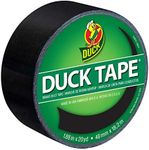 Duck Tape Brand Duct Tape Colours, 48 mm x 18 Meter, Black, Single Roll