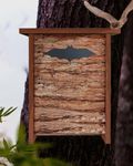 Large Bat House for Outdoors Clearance, Western Red Cedar,Longtime Lasting, Double Chambers, Clean Your Backyard from Mosquitoes Wooden Bathouse with Proven Bat Box Design