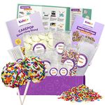 KIDSTIR Kids Baking Set DIY Baking Kits, Cake Pop Kit with Everything, All-in-One Baking Kit with Cake Pop Stand, Pre-Measured Ingredients, Best Gift Idea for Boys and Girls Ages 6-12. Vanilla