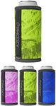 PHOOZY Insulated Can Cooler for 16oz Tall Cans - Patented Spacesuit Insulation Keeps Drinks Colder, Longer (Weighs Less Than 2 Ounces) - Green