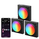 Cololight Smart Light, RGB Desk Light, Magnetic Smart Led Light, RGB Display Stand, Night Light, Smart 2.4GHz WiFi App Control, Work with Alexa, Google Assistant, Mix, Black, Combo