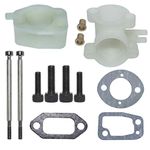 AUMEL Intake Elbow Manifold Kit For Husqvarna Chainsaw 61 268 272 Carburetor Muffler Bolt Screw Gasket 503496901,501806602