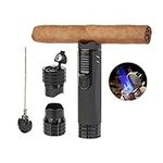 ciggtea Butane Cigar Lighter with C