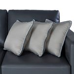 Wakefit Cushion | 3 Month Warranty | Cushions for Sofa, Cushion Pillow, Sofa Cushions, Cushions, Cushion 12 inch x 12 inch, Diwali Gifts, Hollow Fiber Cushion Set of 3 (Colour - Grey)