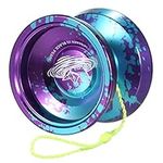 Lixada Yoyo Responsive Yoyo for Kids Aluminium Yoyo Professional Beginner Yo-yo Competitive Yo Yo Ball Professional Responsive Yoyo Aluminum Yoyo Ball for Yo-yo Player with Bearing Strings and Glove