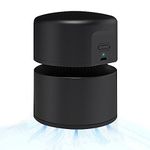 Cuteefun Desktop Vacuum, Mini Vacuum Cleaner, USB Rechargeable, Up to 120 Minutes Runtime, Auto Power Off Function, 360° Rotatable Handheld Vacuum Cleaner Cordless for School, Office, Home, Black