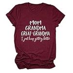Funny Grandma T-Shirt Women's Mom G