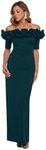 Xscape Women's Long Off The Shoulde