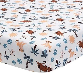Lambs & Ivy Lion King Adventure Fitted Crib Sheet, Multicolor