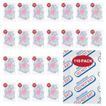 LinsKind 110 Packs 700CC Food Grade Oxygen Absorbers （5 Packs in Individual Vacuum Bag, 22x Packs of 5, Oxygen Absorbers For Long Term Food Storage, with Oxygen Indicator, for Mylar Bags, Mason Jars