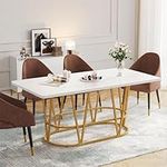 DWVO Modern Dining Table for 6-8 Pe