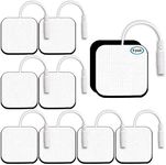 TENS Unit Replacement Pads TENS Unit Pads TENS Pads 2x2”8 Pack Reusable Pad Reuse More Than 35-50Time, Self Stick and Non-Irritating,Compatible with AUVON TENS TENS 7000 EMS Muscle Stimulator Machine