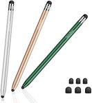 StylusHome Stylus Pens for Touch Screens (3 Pcs), Sensitivity & Precision Stylus, 2 in 1 Capacitive Stylus with 6 Extra Tips for iPad iPhone Tablets Samsung Galaxy All Universal Touchscreen Devices