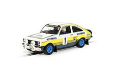 Scalextric C4396 Ford Escort MK2-Acropolis Rally 1979 Race Bjorn Waldergard Slot Car, White, 1:32 Scale