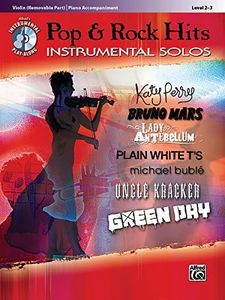 Pop & Rock Hits Instrumental Solos: Violin / Piano Accompaniment, Level 2-3