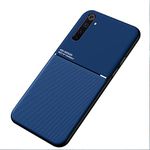 Kepuch Mowen Case Cover Bumper Built-in Metal Plate for Oppo Realme 6 - Blue