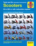 Twist and Go (automatic transmission) Scooters Service and Repair Manual 50-250cc with carburettor engines