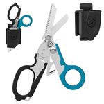 Trauma Shears Emergency Response Shears, Stainless Steel Foldable Scissors Pliers, Outdoor Camping Rescue Scissors Tools