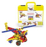 Plastic Mechanix Planes-3, 15 Models, STEM Education, Building and Construction Toy - Multicolor, for Boys and Girls Age 5+