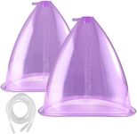 Meifuly Vacuum Cupping Machine Accessories, Premium 1800ML Extra-Large Vacuum Buttocks Lifting Butt Cups Cupping with Y Type Hose (1 Pair)