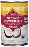 Cha's Organics Premium Coconut Milk (Pack of 12), 4.8 L