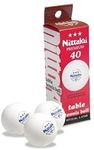 Nittaku Premium 3 Stars Poly Table Tennis Ball , 40 + , Pack of 3