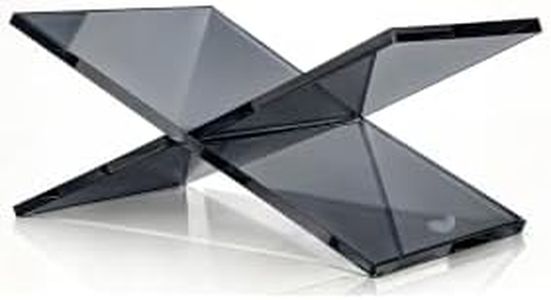 Helba Book Holder - Elegant Acrylic X-Shaped Cookbook Stand for Display